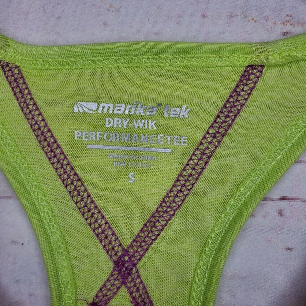 Marika Tek Dry Wik Performance Tee Small Violet A… - image 3